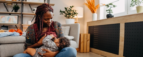 Breastfeeding mother